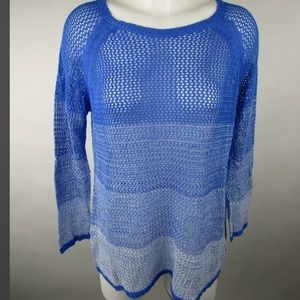 Crochet top John Paul Richard Ombre Crochet Tunic